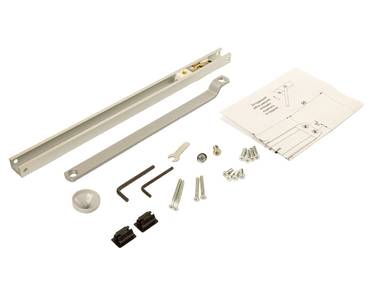 Тяга скользящая для доводчика ELM0604%, с ФОП, серебристая (RAL9006), Elementis Изображение 2