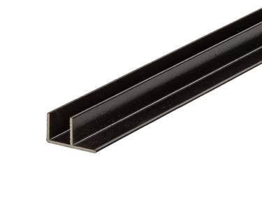 Угловая планка F-обр. для стеновых панелей, черный Изображение