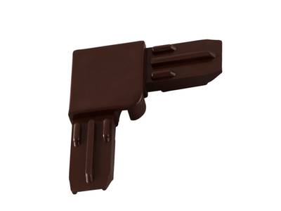 Уголок BAUSET ABS для профиля МС-БАЗА, коричневый Изображение