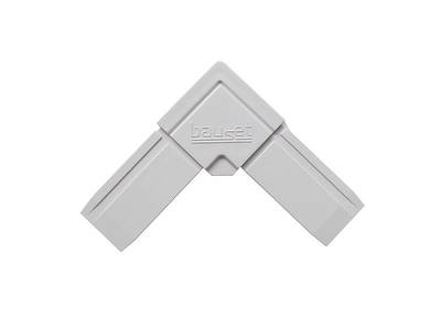 Уголок BAUSET ABS для профиля МС с пазом под кронштейн, белый Изображение