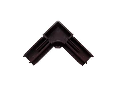 Уголок BAUSET ABS для профиля МС с пазом под кронштейн, коричневый Изображение 2