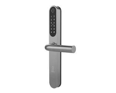 Умный электронный замок Konan Q1 silver (с замком, нажимной гарнитур) Изображение 3