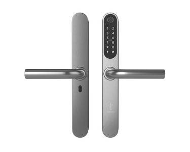Умный электронный замок Konan Q1 silver (с замком, нажимной гарнитур) Изображение 4
