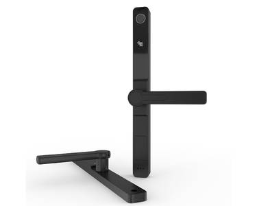 Умный электронный замок Konan Z1 Black (с замком, нажимной гарнитур) Изображение 4