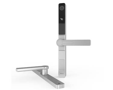 Умный электронный замок Konan Z1 silver (без замка, нажимной гарнитур) Изображение 4