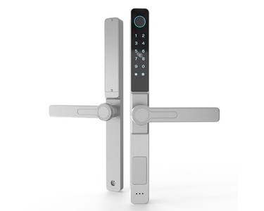 Умный электронный замок Konan Z1 silver (с замком, нажимной гарнитур) Изображение 2