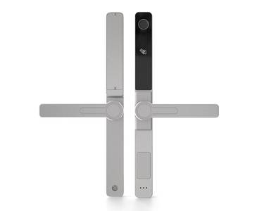 Умный электронный замок Konan Z1 silver (с замком, нажимной гарнитур) Изображение 5