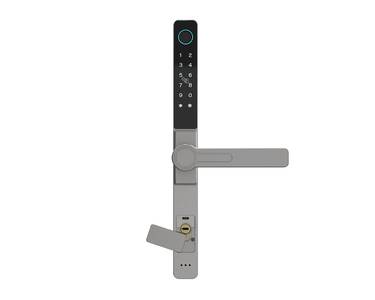 Умный электронный замок Konan Z1 silver (с замком, нажимной гарнитур) Изображение 7