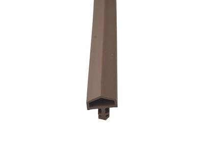 Уплотнитель контурный для межкомнатных дверей DEVENTER, ПВХ, темно-коричневый RAL 8014 Изображение 2