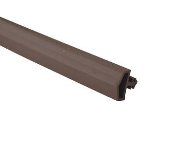 Уплотнитель контурный для межкомнатных дверей DEVENTER, ПВХ, темно-коричневый RAL 8014 Изображение 3