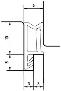 Уплотнитель для деревянных окон DEVENTER 3 мм белый Изображение 3