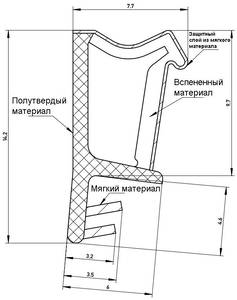 Уплотнитель для деревянных окон DEVENTER 3 мм бежевый Изображение 2