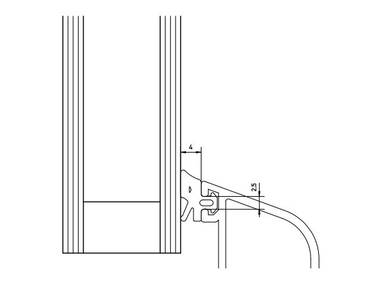 Уплотнитель для окон на сухого остекления Deventer SP7618 (черный) [норма отпуска 5 м] Изображение