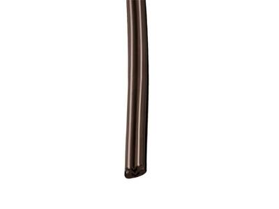 Уплотнитель для деревянных евроокон DEVENTER для сухого остекления, ТЭП, темно-коричневый RAL 8014 Изображение