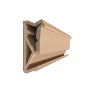 Уплотнитель для деревянных окон DEVENTER 4-5 мм бежевый Изображение 2