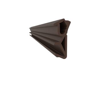 Уплотнитель для деревянных окон DEVENTER 4-5 мм тёмно-коричневый Изображение