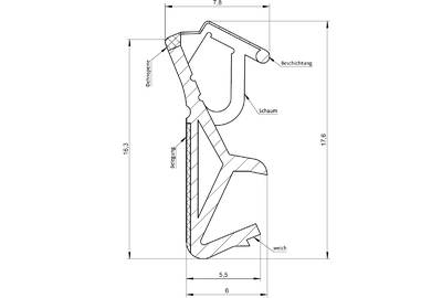 Уплотнитель Deventer SP1212 темно-коричневый Изображение 2