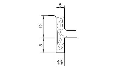 Уплотнитель Deventer SP1212 темно-коричневый Изображение 3