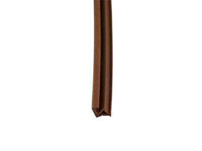 Уплотнитель для деревянных евроокон DEVENTER на наплав створки, ширина паза 3 мм, ТЭП, коричневый RAL 8002 Изображение