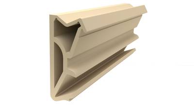 Уплотнитель для деревянных евроокон на фальц створки, 5,5м,ТЭП,бежевый Изображение