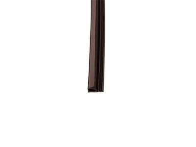 Уплотнитель для деревянных евроокон на наплав и фальц створки, ширина паза 3 мм, ТЭП, темно-коричневый  RAL 8014 Изображение