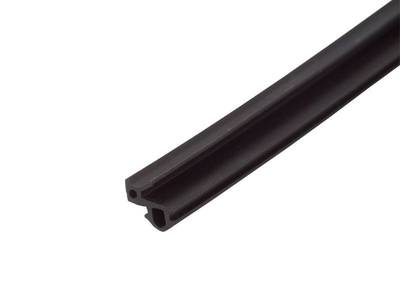 Уплотнитель для профиля KBE (255) (стеклопакет), чёрный, ТЭП Изображение