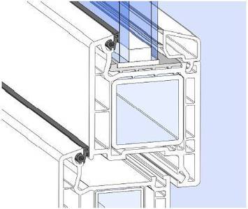 Уплотнитель для рамы и стеклопакета VEKA, черный Изображение