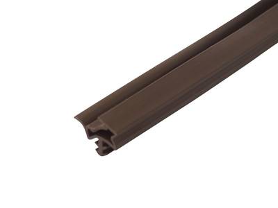 Уплотнитель контурный для межкомнатных дверей DEVENTER, ТЭП, темно-коричневый RAL 8014 Изображение