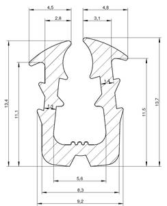 Уплотнитель для дверей DEVENTER бесцветный Изображение 2