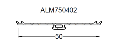 Уплотнитель заполнения наружный Alumark кровли, 2мм, 50м ЭПДМ Изображение 2