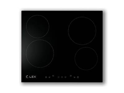 Варочная панель электрическая EVH 640 BL, черный Изображение 1