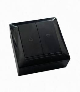 Выключатель для приборов 220В нефиксируемый накладного монтажа, A4 10-891, черный Изображение