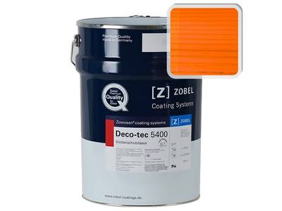 Лак фасадный ZOBEL Deco-tec 5400/5420, Orange 2.09, 1л Изображение 1