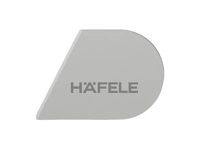 Заглушка для подъёмного механизма правая HAFELE Free Flap H 1.5 (серый) Изображение 1