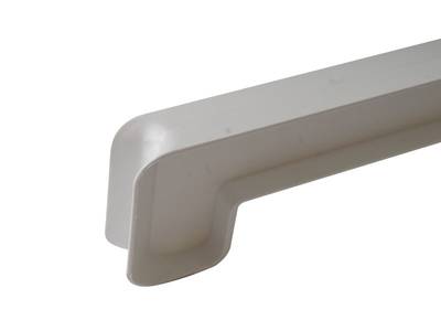 Заглушка стыковочная для подоконника (соединитель подоконника) белая 650 мм Изображение