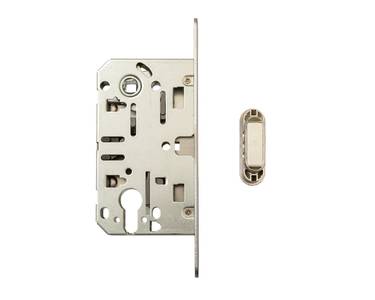 Замок магнитный ELEMENTIS с ответной планкой, 50x85x18, PZ, универсальный, хром матовый Изображение 4