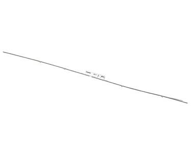 Замок многозапорный б/риг. удлиняемый с фал. защ.(прив. от ручки) 35/92/16/1950-2200 Изображение