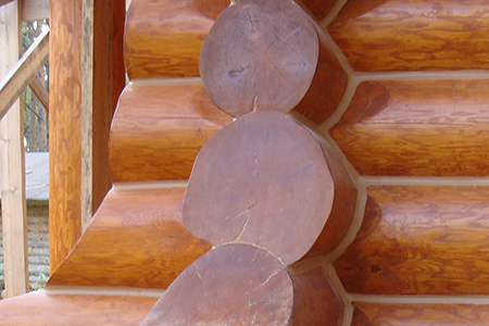 Торцевой герметик для деревянных домов